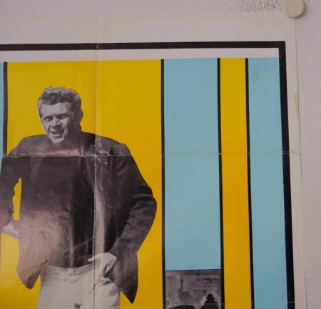 Bullitt originales Filmplakat aus Südafrika